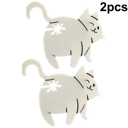 2pcs 3D Cat Butt Bread Bag Clip | Novelty Kitchen Gadget for Sealing Snack Bags