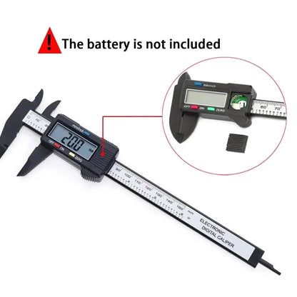 Digital Caliper 150mm | Electronic Carbon Fiber Measuring Tool