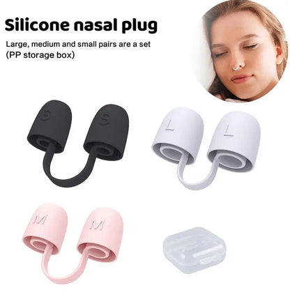 Silicone Nose Clip for Snoring | 3 Pack Nasal Dilator Strips for Better Sleep