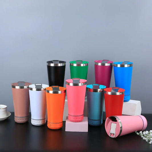 Bluetooth Speaker Tumbler | 16oz Insulated Stainless Steel Music Cup
