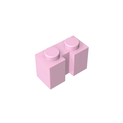 Gobricks GDS-798 Brick 1x2 with Groove | Compatible Building Block for DIY Sets