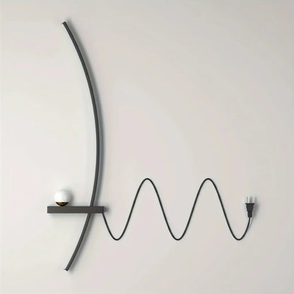 2pcs Modern Adjustable LED Wall Sconce 31.5" Arched Bedside Lamp 3000K Warm Glow