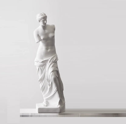 Estatua de mitología griega de resina, Estatua de Venus de Milo, Escultura de Afrodita, Estatuilla de diosa, decoración artís