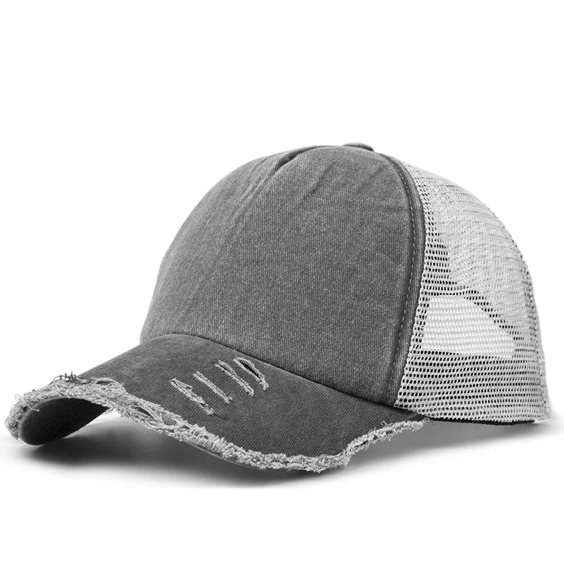 Mesh Baseball Cap for Summer | Lightweight Unisex Snapback Hat