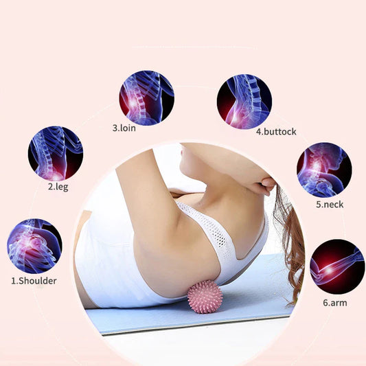 Pelota de masaje erizo | Pelota de fascia de yoga para relajación muscular y alivio del dolor