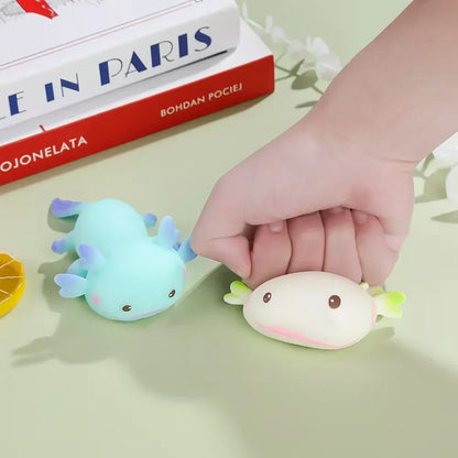 Axolotl Squeeze Ball | Cute Stress Relief Squishy Toy