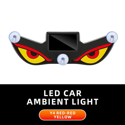 Solar Devil’s Eye Car Window Light | USB-C Rechargeable Flashing Warning Lamp