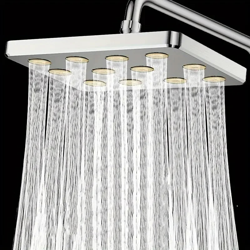 10" Large Overhead Shower Head Pressurized Anti-Block Universal Bathroom Hotel