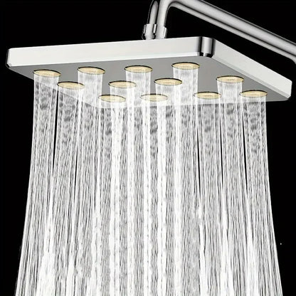 10" Large Overhead Shower Head Pressurized Anti-Block Universal Bathroom Hotel