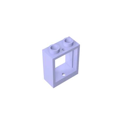 Gobricks GDS-783 Frame 1x2x2 Window | Compatible Building Block for DIY Projects