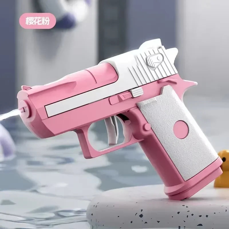Mini Desert Eagle Water Gun | Continuous Firing Outdoor Water Pistol for Kids, Summer Beach Toy