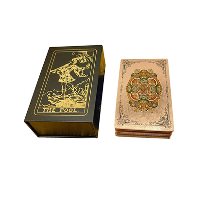 Nouveau Tarot Rider Waite en plastique, dorure à chaud, cartes de divination exquises pour jeu de société, pour collection.
