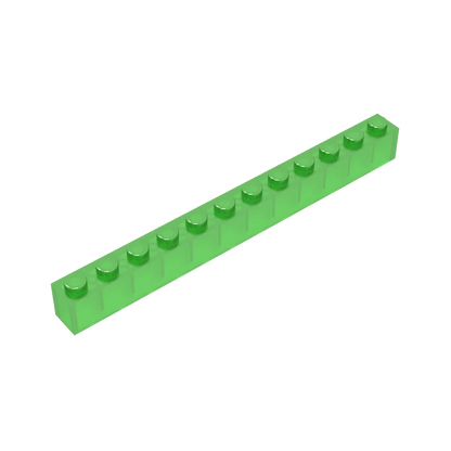 Gobricks GDS-538 Brick 1 x 12 | Compatible Building Block Pieces for DIY Construction