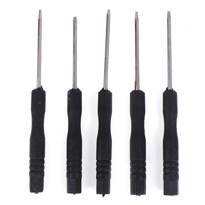 5Pcs Precision Torx Screwdriver Set T2 T3 T4 T5 T6 | Black Steel Mobile Phone Repair Kit