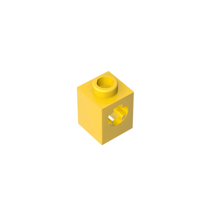 Gobricks GDS-2196 Technical Brick 1 x 1 with Axle Hole | Building Block for Lego