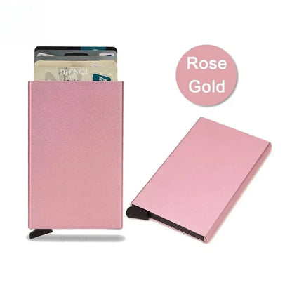 Pop Up Minimalist Smart Wallet | Thin Slim RFID Credit Card Holder for Men Women