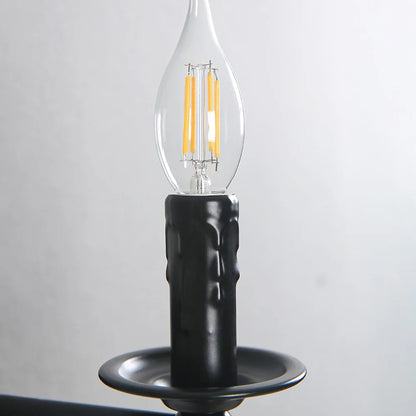 Vintage Industrial Wall Sconce Retro Candle Wall Lamp Bedside Stair Hallway