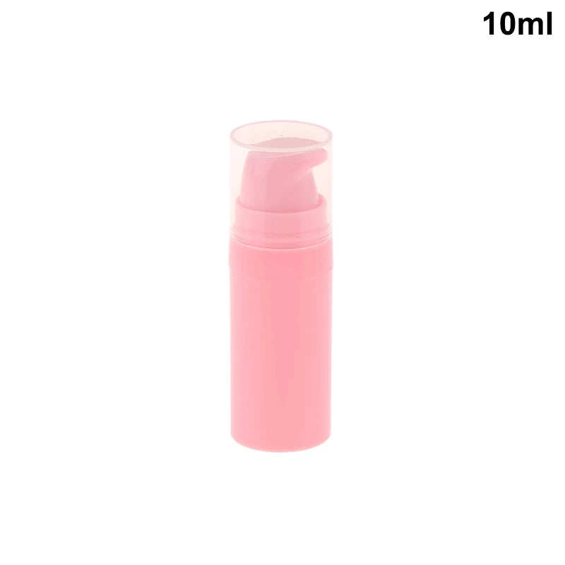 Refillable Airless Pump Bottles for Travel | Vacuum Lotion Containers 5ml 10ml 15ml