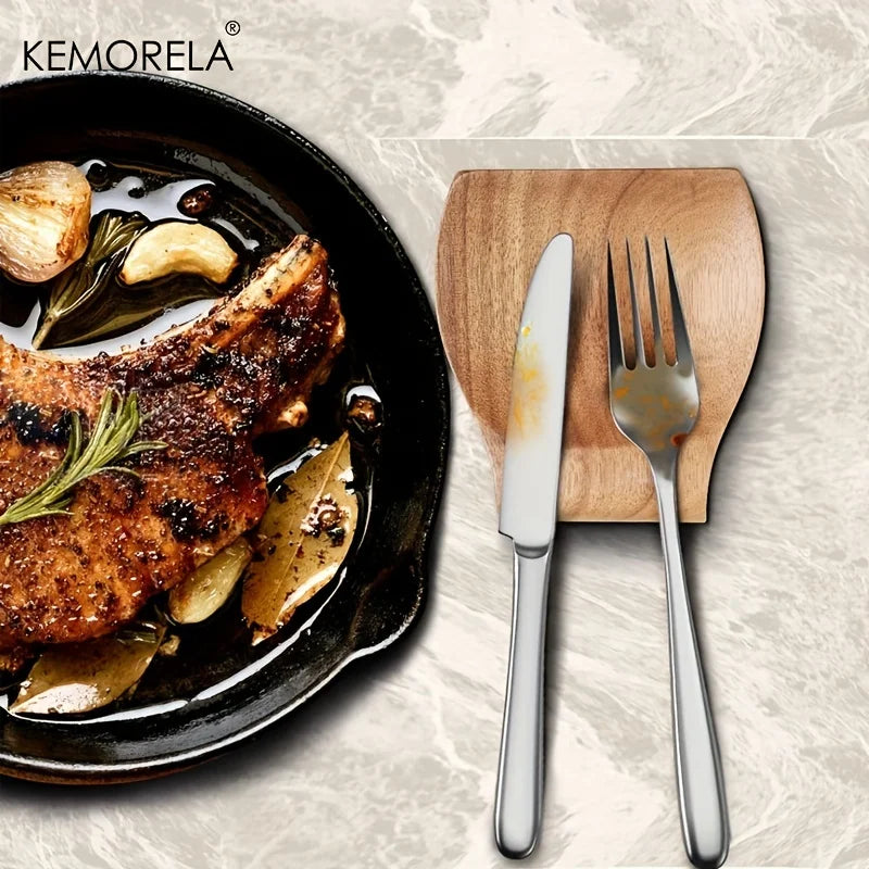 KEMORELA 1PCS Support en Bois Cuillère Ustensile Cuisine Support de Cuillère en Bois Spatule de Cuisson Clips Support Ustensile en Bois