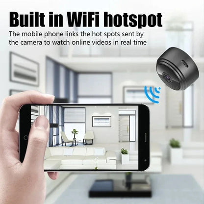 WiFi Mini Smart Camera – Wireless Indoor Video Device with Motion Detection