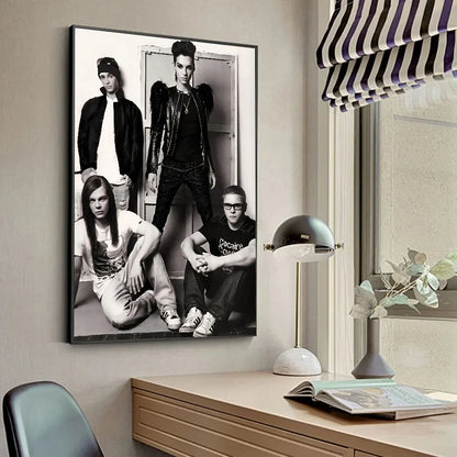 T-Tokio Hotel Poster Affiches HD Décoration Maison Chambre Bar Café Art Peinture Murale Photo