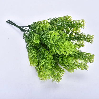 Planta artificial pequeña, helecho de Boston, hierba verde, decoración del hogar, hojas falsas, follaje, decoración de jardín, fiesta, bodas