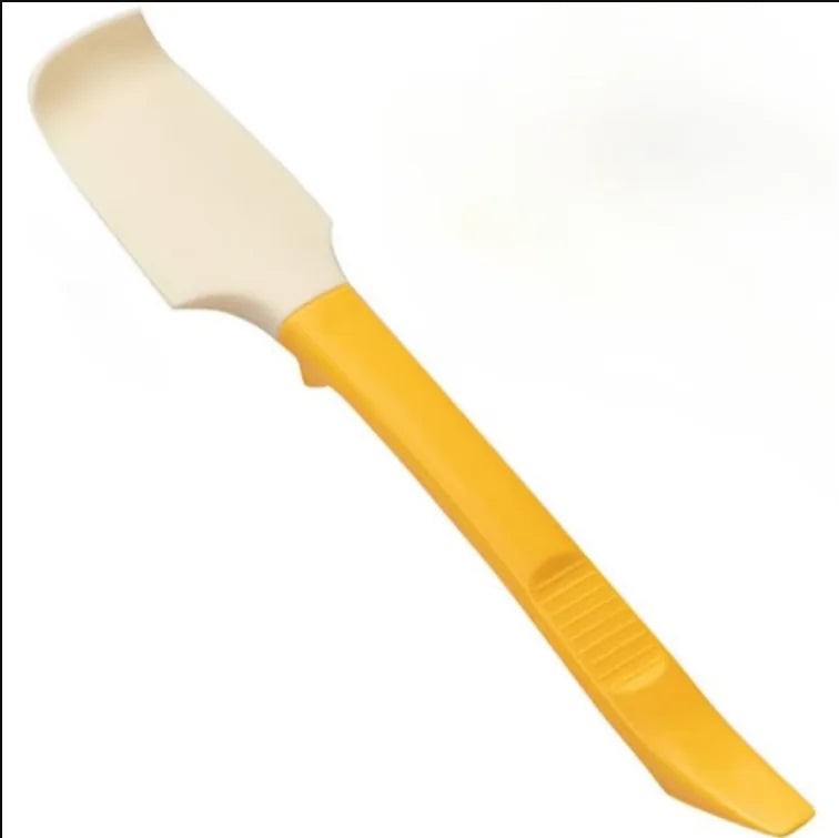 Silicone Jam Spatula with Can Opener End | Multi-Purpose Jar Spreader and Scraper