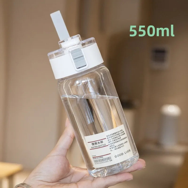 Portable Water Bottle | Leakproof Reusable Plastic Cup for Daily Hydration