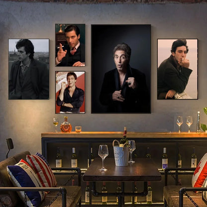 Al Pacino Affiches HD Affiches Maison Chambre Bar Café Décor Art Peinture Murale Photo