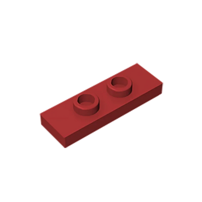 Gobricks GDS-1504 Plate, Modified 1 x 3 with 2 Studs (Double Jumper) | Compatible Building Block Piece