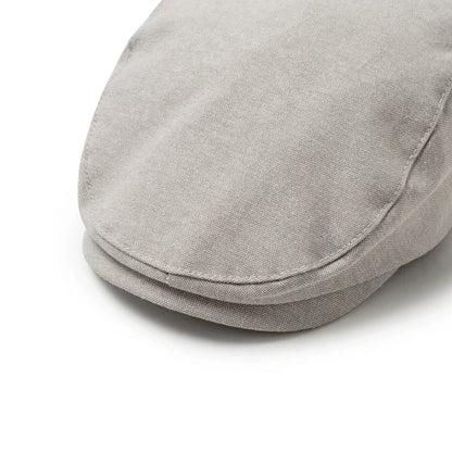 Baby Cotton Beret | Adjustable Solid Hat for Baby Boys