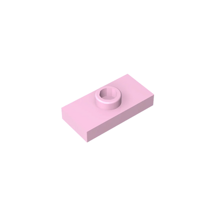 Gobricks PLATE 1X2 W. 1 KNOB | Modified Building Block Compatible with Lego 15573