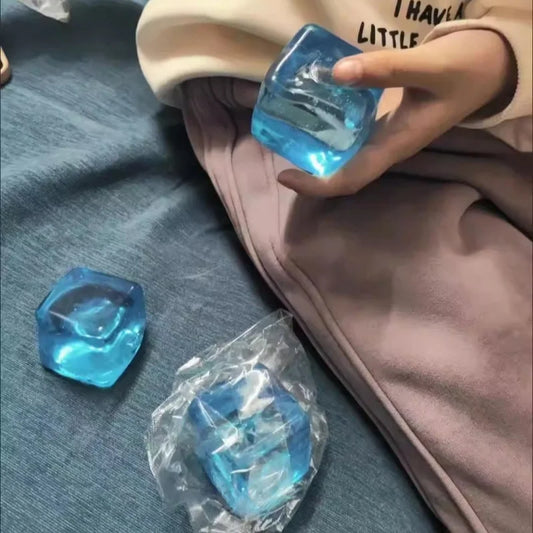Needoh Nice Cube Sensory Stress Reliever | Fidget Squeeze Toy for Kids and Adults