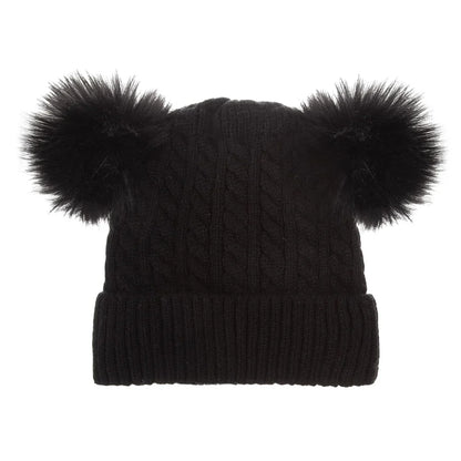 Baby Knotted Turban Hat | Warm Fleece Lined Beanie for Infants