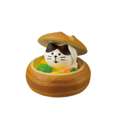 2025 Bread Baking Cake Series Creative Fashion Toy Cat Action Figures Car Interior Desktop Miniatures Resin Ornament Accessories