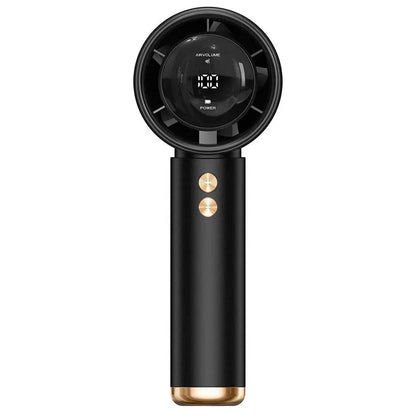 Turbo Mini | Handheld Fan with 100-Speed Control | Portable Misting Fan for Personal Cooling