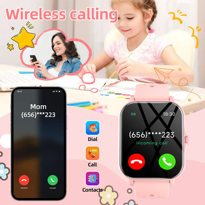 2026 Smartwatch with 1.83-Inch Screen | Bluetooth Call Fitness Tracker for Kids and Adults