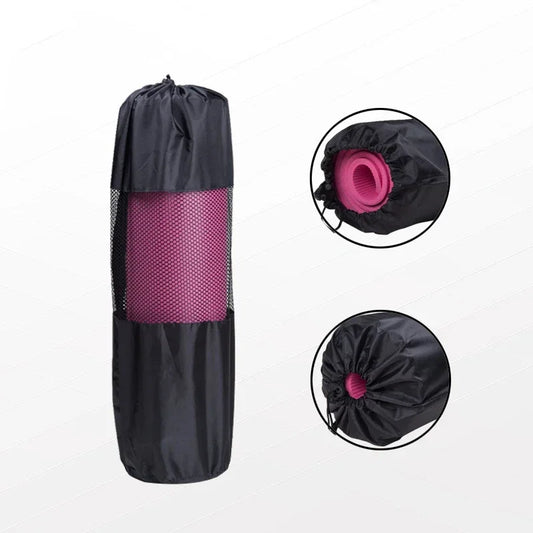 Bolsa de yoga de nailon | Transportador con correa ajustable para Pilates y fitness