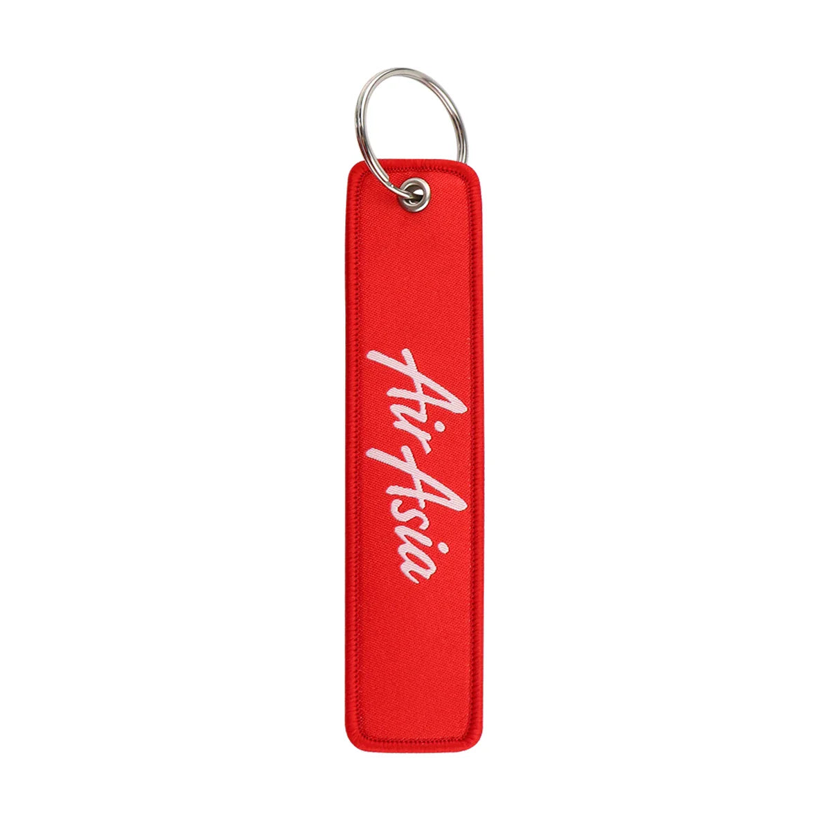 Aviation Sign Embroidery Key Fob | Motorcycle Keychain and Gift Accessory