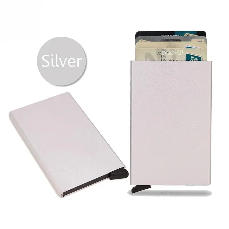 Pop Up Minimalist Smart Wallet | Thin Slim RFID Credit Card Holder for Men Women