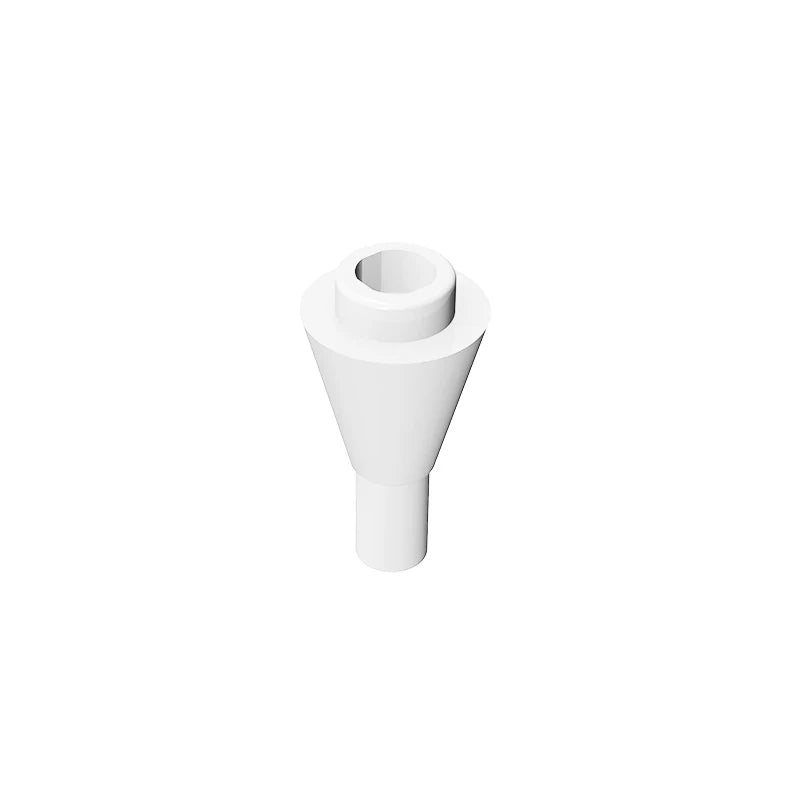 Gobricks GDS-1138 Cone 1 x 1 Inverted with Bar | Building Block for DIY Creations