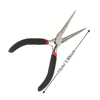 Multi-Tool Long Nose Plier | Precision Needle Nose Pliers for Repair and Craft