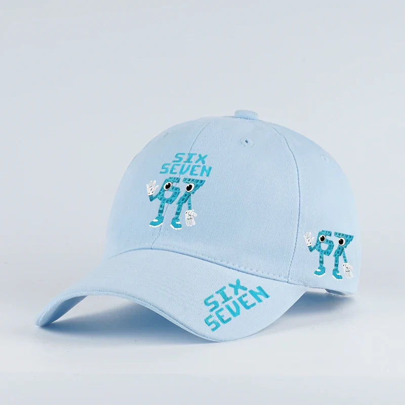 Retro '67 Cartoon Print Baseball Cap | Adjustable Unisex Streetwear