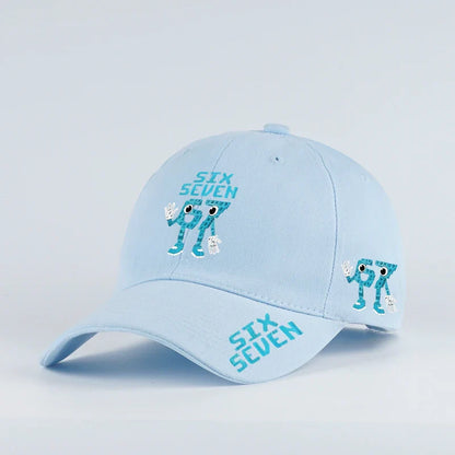 Retro '67 Cartoon Print Baseball Cap | Adjustable Unisex Streetwear