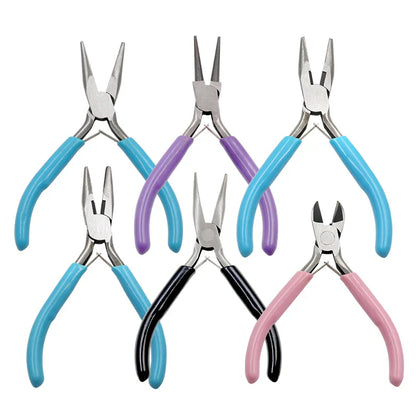 End Cutting Wire Pliers | Jewelry Making Tool Set with Bent Handle