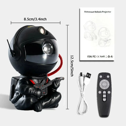 Projecteur d'étoiles Veilleuse galaxie Projecteur spatial astronaute Lampe LED de plafond nébuleuse étoilée pour Chambre Décoration Maison Cadeau Enfants