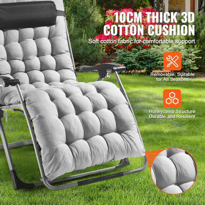Zero Gravity Recliner Chair Adjustable Anti Gravity Lounge Chair with Cup Holder