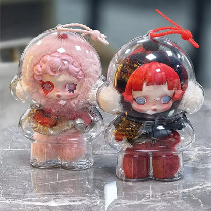 Transparent Protective Case for SkullPanda Guangweaving Garden V2 SP Doll Portable Organizer Box Storage Case