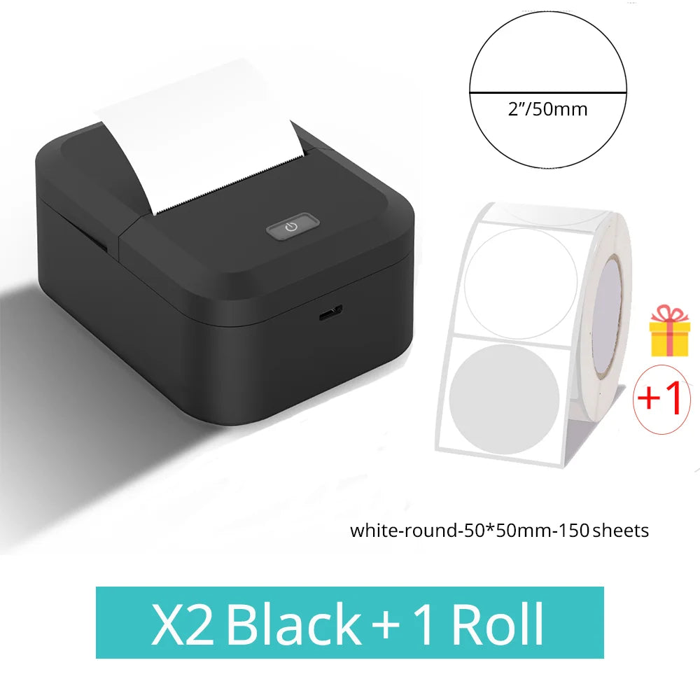 Bluetooth Thermal Label Printer Inkless Mini Sticker Maker for DIY & Gifts