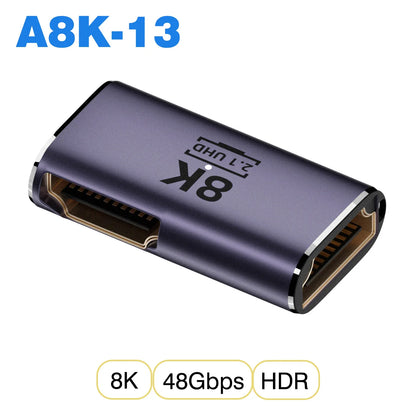 HDMI-Compatible Adapter | Mini and Micro HDMI to HDMI 2.1 Converter 48Gbps 8K60Hz 4K120Hz